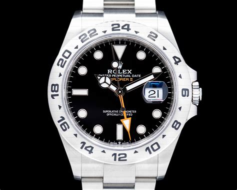 rolex explorer ii black dial